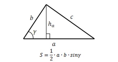 Площадь треугольника огэ